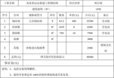 鋼結構勞務分包單價(2024年的鋼結構制作和安裝勞務分包單價) 鋼結構有限元分析設計 第2張 鋼結構勞務分包單價(2024年的鋼結構制作和安裝勞務分包單價) 鋼結構有限元分析設計 第2張