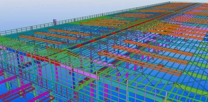 3d3s網架整體建模(cad模型轉換) 結構污水處理池設計 第4張 3d3s網架整體建模(cad模型轉換) 結構污水處理池設計 第4張