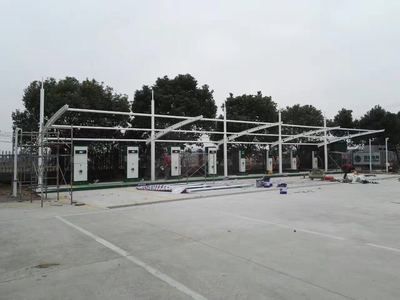 鋼結構停車場涂漆施工照片 鋼結構鋼結構停車場設計 第4張 鋼結構停車場涂漆施工照片 鋼結構鋼結構停車場設計 第4張