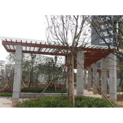 鋼結構景觀廊架報價 結構框架設計 第4張