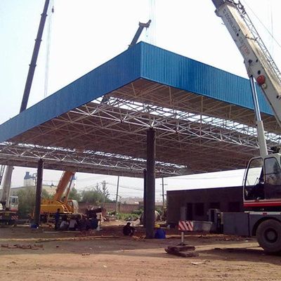 加油站鋼構頂棚施工方案及流程 裝飾幕墻設計 第1張 加油站鋼構頂棚施工方案及流程 裝飾幕墻設計 第1張