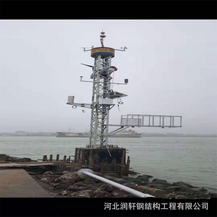 鋼結構桁架式測風塔 裝飾工裝施工 第5張