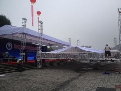 背景桁架怎么搭（背景桁架搭建步驟和注意事項） 鋼結構玻璃棧道設計 第3張