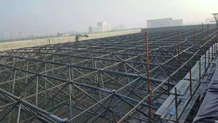 煤棚網架設計施工圖怎么畫 建筑施工圖施工 第2張 煤棚網架設計施工圖怎么畫 建筑施工圖施工 第2張