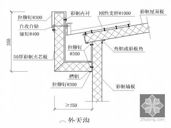 彩鋼屋頂圖集(彩鋼屋頂做法圖集) 結構工業鋼結構設計 第1張 彩鋼屋頂圖集(彩鋼屋頂做法圖集) 結構工業鋼結構設計 第1張