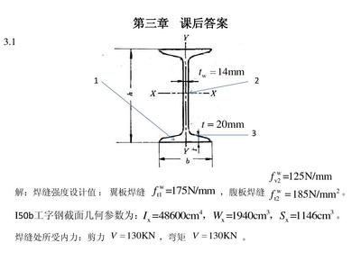 鋼結構第三章作業答案（鋼結構作業常見錯誤解析）