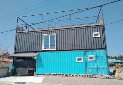 集裝箱式房屋施工視頻 鋼結構框架施工 第2張