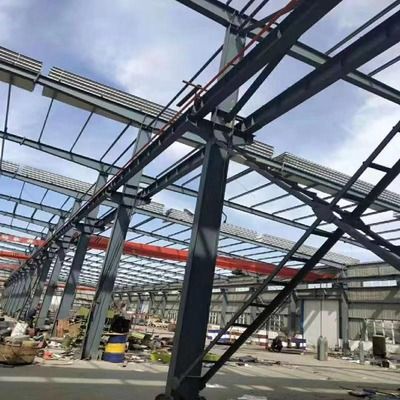 鋼結構20米跨大梁用200h 建筑效果圖設計 第1張