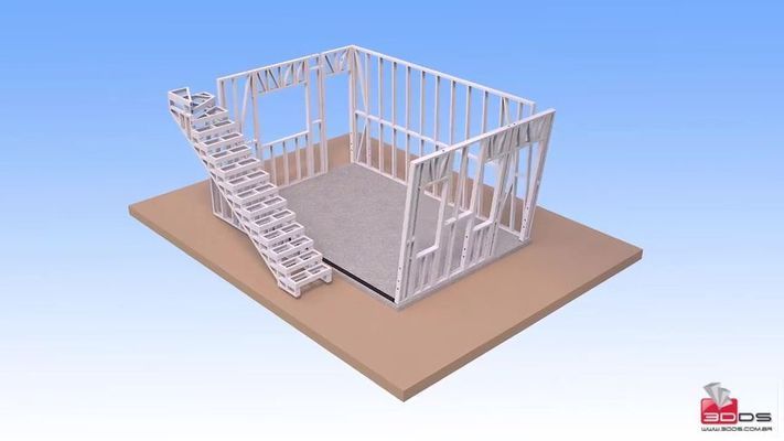 二層鋼結構別墅建造視頻教程 結構機械鋼結構施工 第3張
