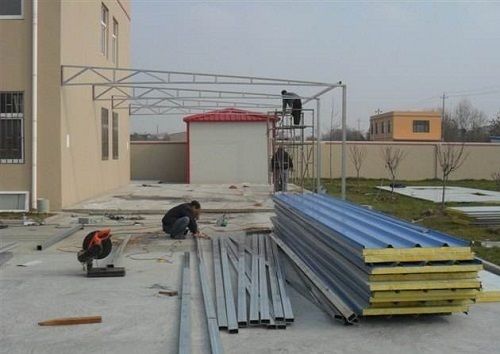 彩鋼瓦房架子制作圖紙(彩鋼瓦房地基處理方法) 結構工業鋼結構設計 第3張 彩鋼瓦房架子制作圖紙(彩鋼瓦房地基處理方法) 結構工業鋼結構設計 第3張