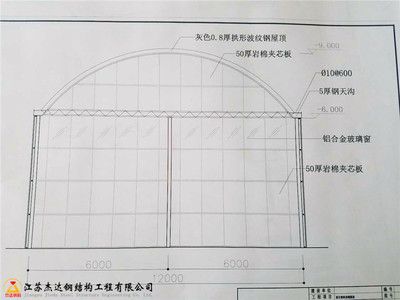 十二米跨鋼結構(十二米跨度的鋼結構設計) 結構地下室設計 第2張 十二米跨鋼結構(十二米跨度的鋼結構設計) 結構地下室設計 第2張