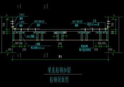 梁粘鋼加固設計圖紙示例（關于梁粘鋼加固設計圖紙的一些示例和相關信息） 裝飾幕墻設計 第1張