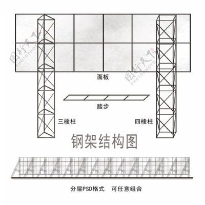 舞臺(tái)鋼架結(jié)構(gòu)圖怎么畫視頻（cad繪制舞臺(tái)鋼架基礎(chǔ)操作）