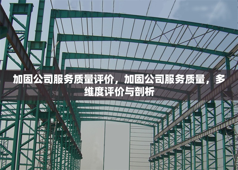 加固公司服務質量評價，加固公司服務質量，多維度評價與剖析