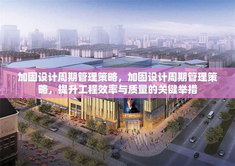 加固設(shè)計周期管理策略，加固設(shè)計周期管理策略，提升工程效率與質(zhì)量的關(guān)鍵舉措