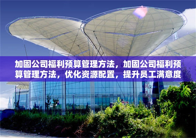 加固公司福利預算管理方法，加固公司福利預算管理方法，優化資源配置，提升員工滿意度