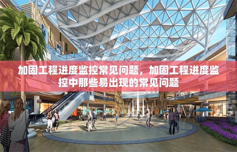 加固工程進度監控常見問題，加固工程進度監控中那些易出現的常見問題