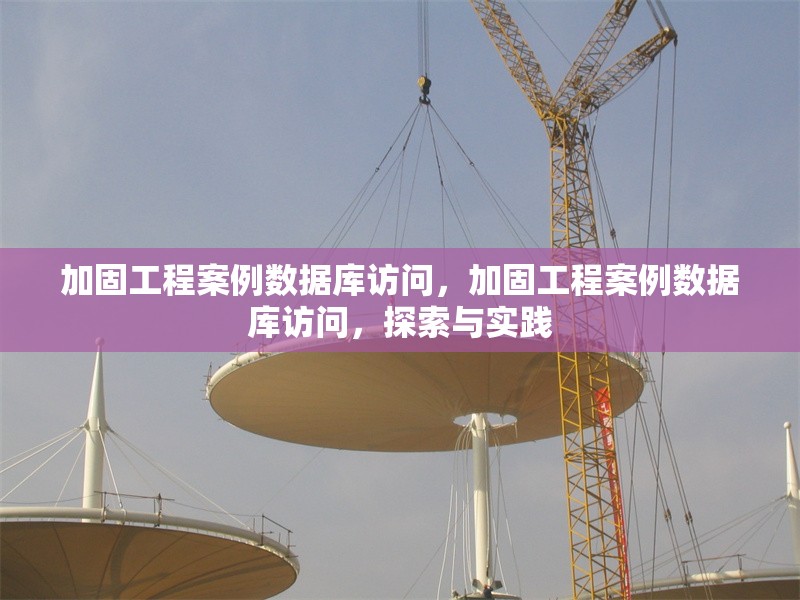加固工程案例數據庫訪問，加固工程案例數據庫訪問，探索與實踐 行業新聞 第1張