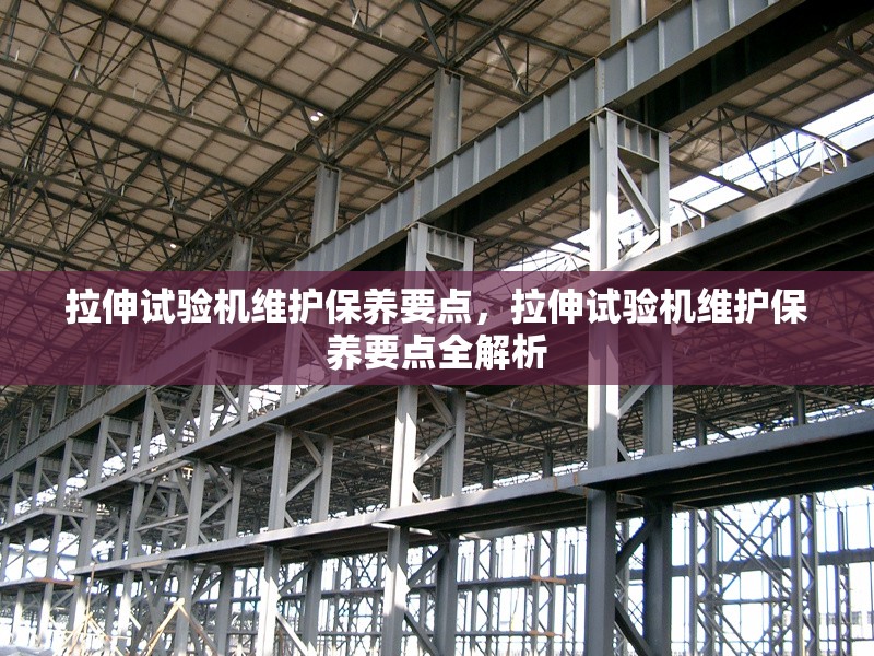拉伸試驗機維護保養要點，拉伸試驗機維護保養要點全解析